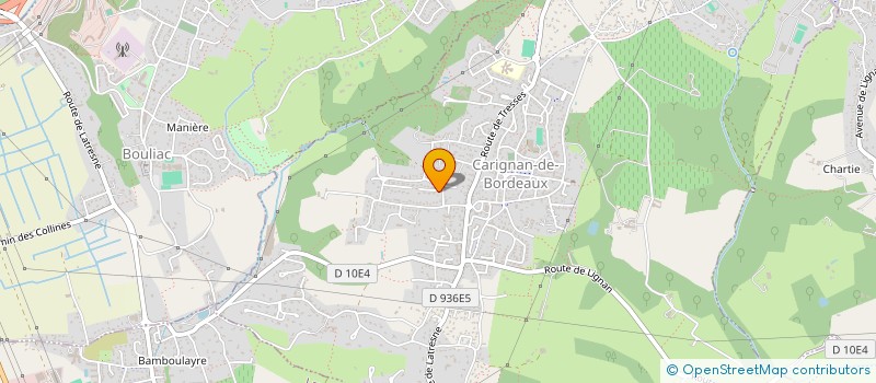 localisation de l'entreprise SCI GRBJ  CARIGNAN-DE-BORDEAUX