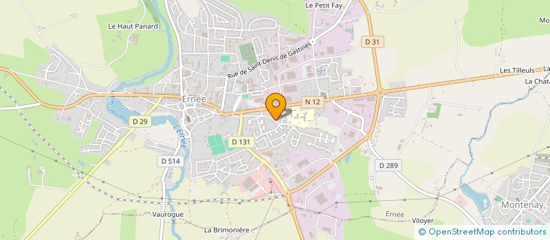 localisation de l'entreprise SCI GRC  ERNEE