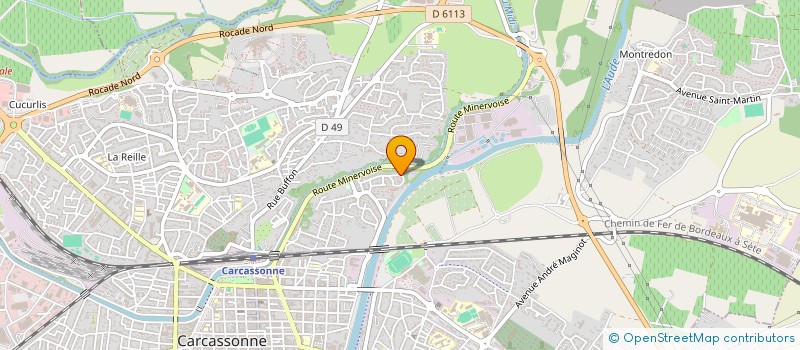 localisation de l'entreprise SCI GRCIC à CARCASSONNE