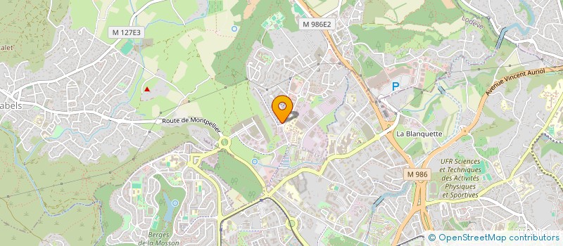 localisation de l'entreprise SCI GRD  GRABELS