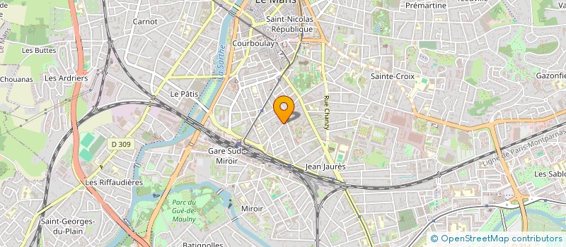 localisation de l'entreprise SCI GRDP  LE MANS