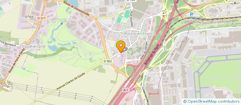 localisation de l'entreprise SCI GRE- DEBOR  ROISSY-EN-FRANCE