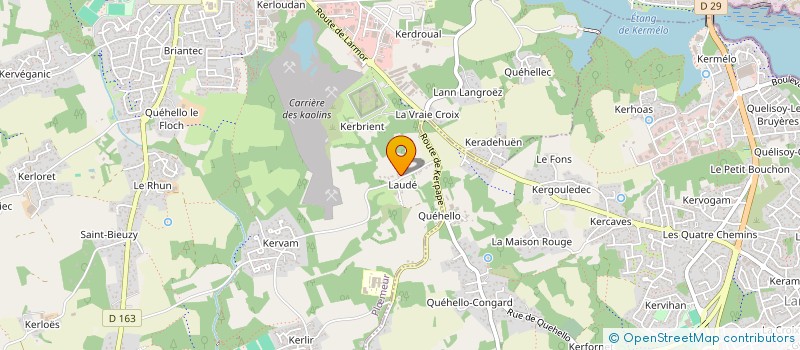 localisation de l'entreprise SCI GRE'LAUDE à PLOEMEUR