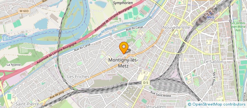 localisation de l'entreprise SCI GREAGA à MONTIGNY-LES-METZ