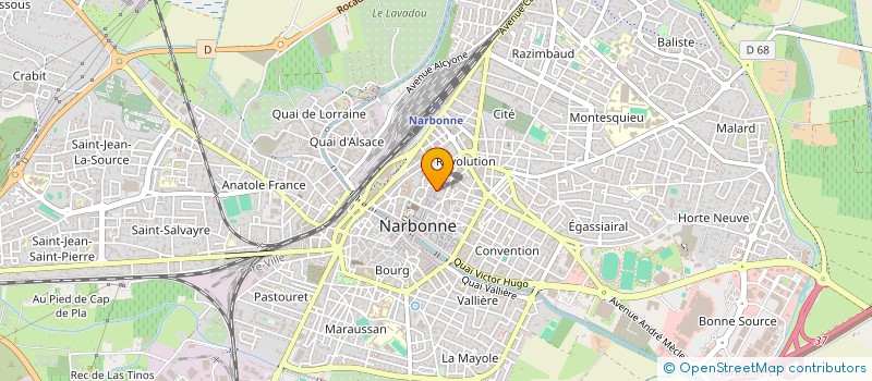 localisation de l'entreprise SCI GREAT APARTMENTS à NARBONNE