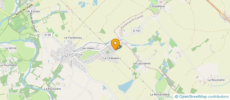 localisation de l'entreprise SCI GREAUD à LE TABLIER