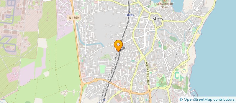 localisation de l'entreprise SCI GREAUR  ISTRES