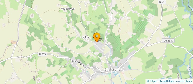 localisation de l'entreprise SCI GREBAN  CHAHAIGNES