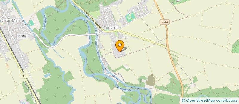 localisation de l'entreprise SCI GREC  COUVROT