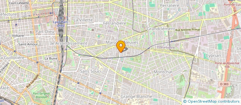 localisation de l'entreprise SCI GREC INVEST  LYON