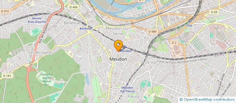 localisation de l'entreprise SCI GRECAT à MEUDON