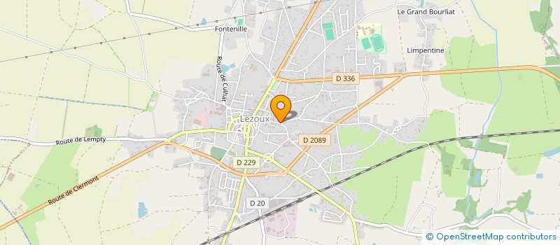 localisation de l'entreprise SCI GRECHA  LEZOUX