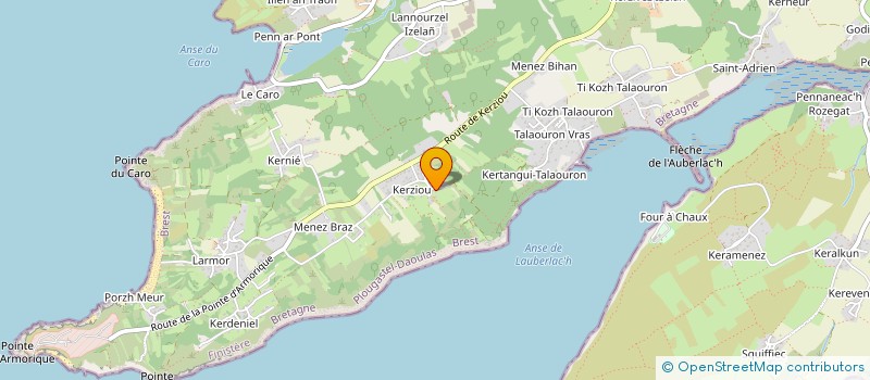 localisation de l'entreprise SCI GRECO-PENVEN  PLOUGASTEL-DAOULAS