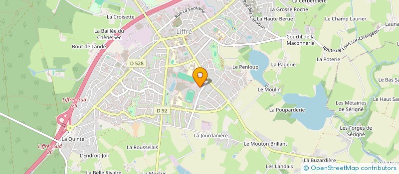 localisation de l'entreprise SCI GRECOM  LIFFRE