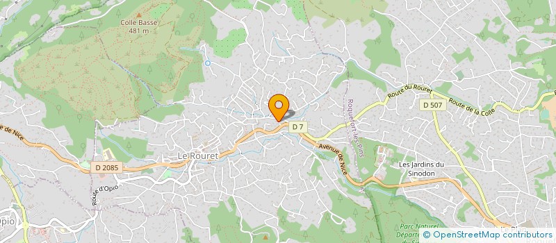 localisation de l'entreprise SCI  GRECOR  LE ROURET