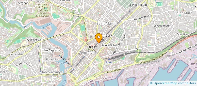 localisation de l'entreprise SCI GREDAVILES  BREST