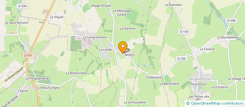 localisation de l'entreprise SCI GREEA  COUDEVILLE-SUR-MER