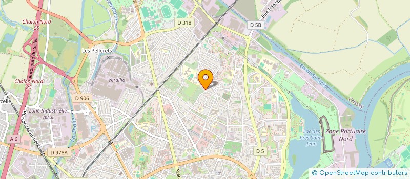 localisation de l'entreprise SCI GREEN à CHALON-SUR-SAONE
