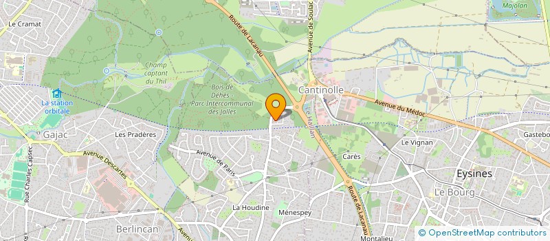 localisation de l'entreprise SCI GREEN  LE HAILLAN