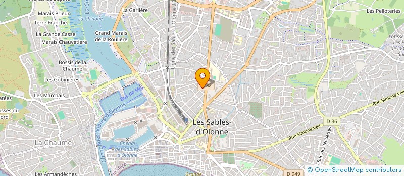 localisation de l'entreprise SCI GREEN à LES SABLES D'OLONNE