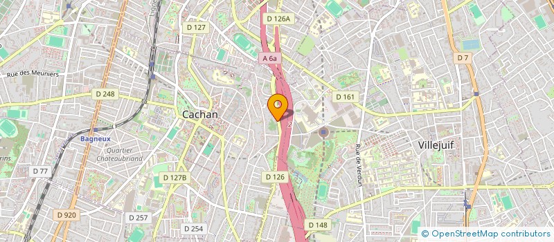 localisation de l'entreprise SCI GREEN HOME  CACHAN