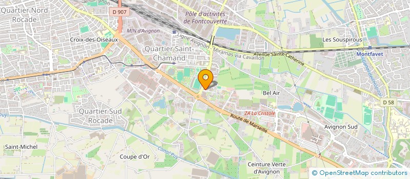 localisation de l'entreprise SCI GREEN ILANDRA  AVIGNON