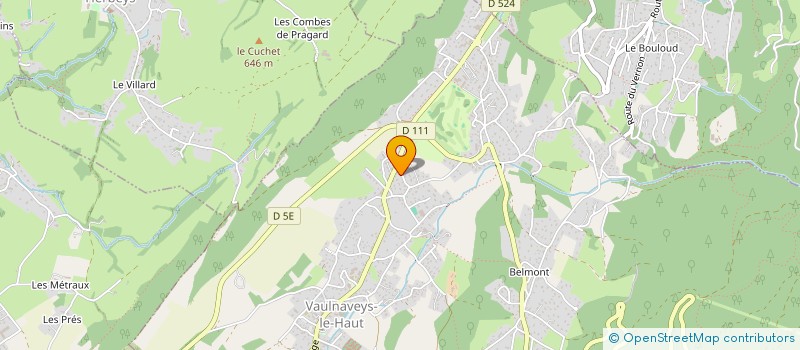 localisation de l'entreprise SCI GREEN MORNING  VAULNAVEYS-LE-HAUT