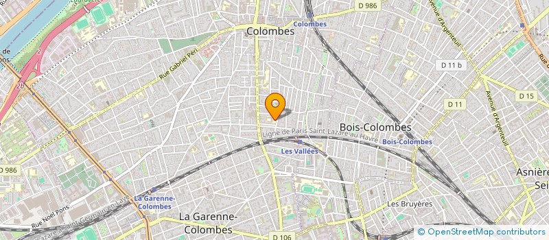 localisation de l'entreprise SCI GREEN OCEAN  COLOMBES