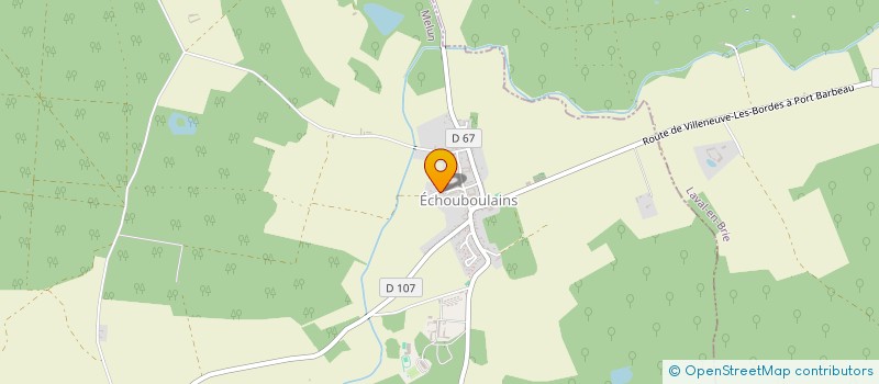 localisation de l'entreprise SCI GREEN PROJECT  ECHOUBOULAINS