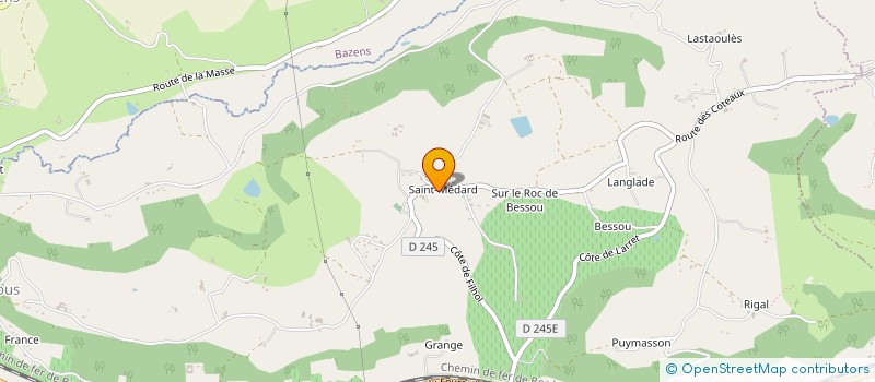 localisation de l'entreprise SCI GREEN SPACE  CLERMONT-DESSOUS