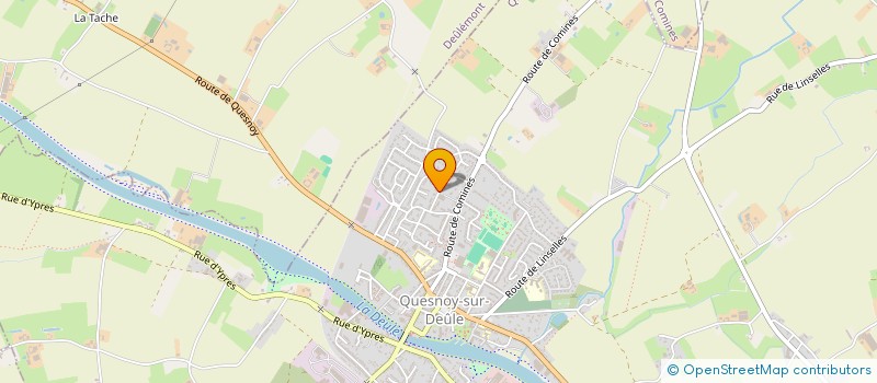 localisation de l'entreprise SCI GREEN VILLAGE à QUESNOY-SUR-DEULE