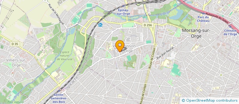 localisation de l'entreprise SCI GREENCHAUD à VILLEMOISSON-SUR-ORGE