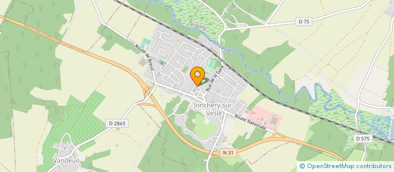 localisation de l'entreprise SCI GREENDALE  JONCHERY-SUR-VESLE