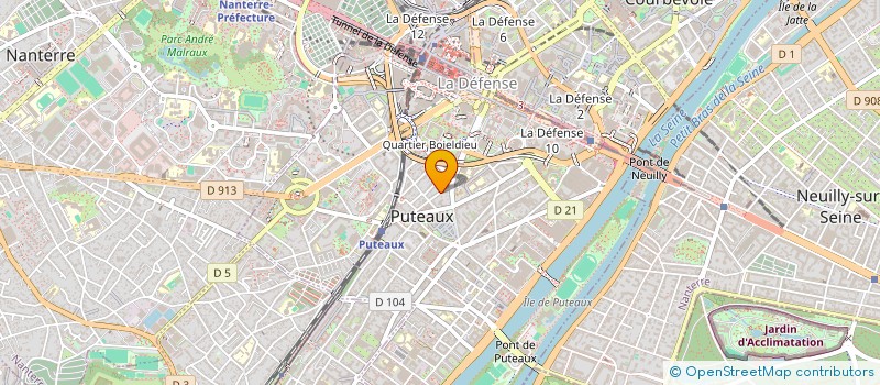 localisation de l'entreprise SCI GREENSOME CN  PUTEAUX