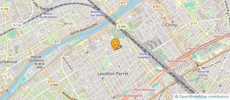 localisation de l'entreprise SCI GREFFULHE à LEVALLOIS-PERRET