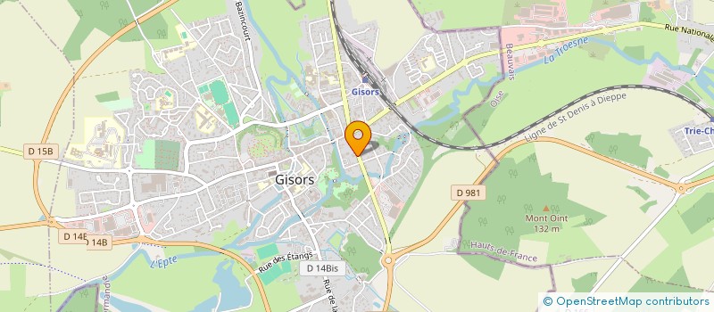 localisation de l'entreprise SCI GREFIER à GISORS