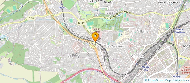 localisation de l'entreprise SCI GREG  MASSY