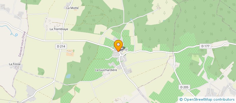 localisation de l'entreprise SCI GREG  DENEZE-SOUS-DOUE