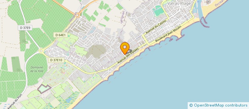 localisation de l'entreprise SCI GREG  VALRAS-PLAGE