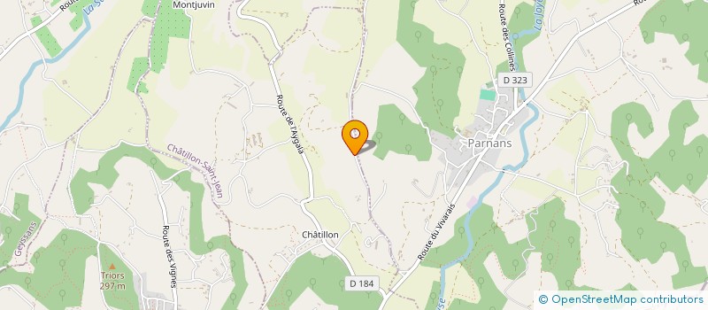 localisation de l'entreprise SCI GREG  PARNANS