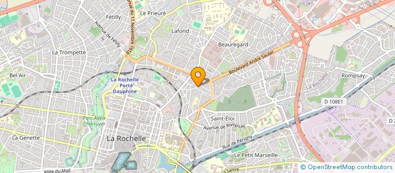 localisation de l'entreprise SCI GREG DE GAMA  LA ROCHELLE