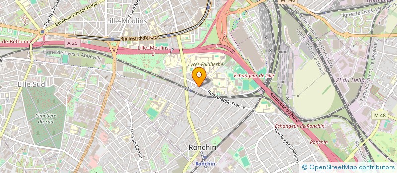 localisation de l'entreprise SCI GREG ET BEN à LILLE
