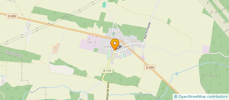 localisation de l'entreprise SCI GREGAL  SIVRY-COURTRY