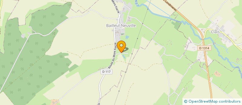 localisation de l'entreprise SCI GREGALEX  BAILLEUL-NEUVILLE