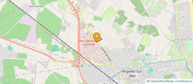 localisation de l'entreprise SCI GREGELO  ARGELES-SUR-MER