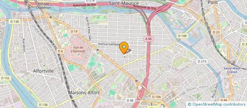 localisation de l'entreprise SCI GREGLEN à MAISONS ALFORT