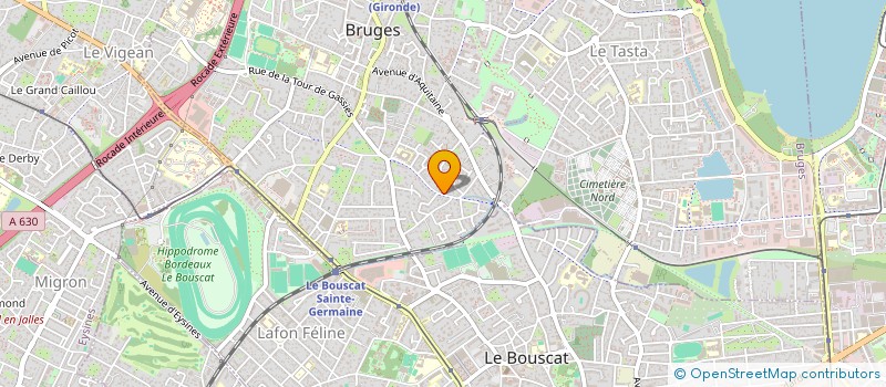 localisation de l'entreprise SCI GREGMAR  BRUGES