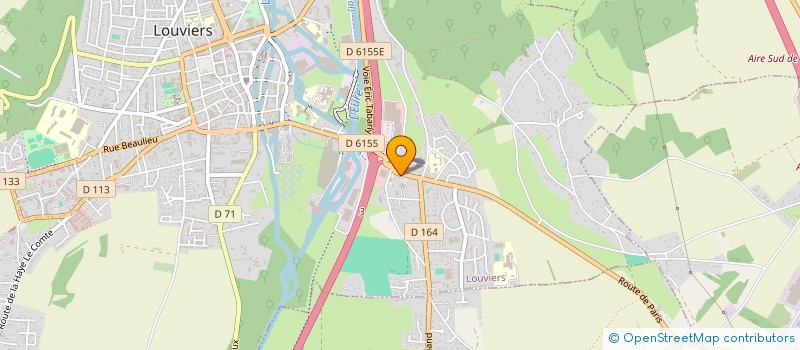localisation de l'entreprise SCI GREGOIRE à LOUVIERS