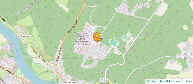 localisation de l'entreprise SCI GREGOIRE  VERNON