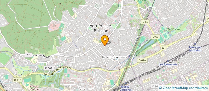 localisation de l'entreprise SCI GREGOIRE DE TOURS à VERRIERES-LE-BUISSON